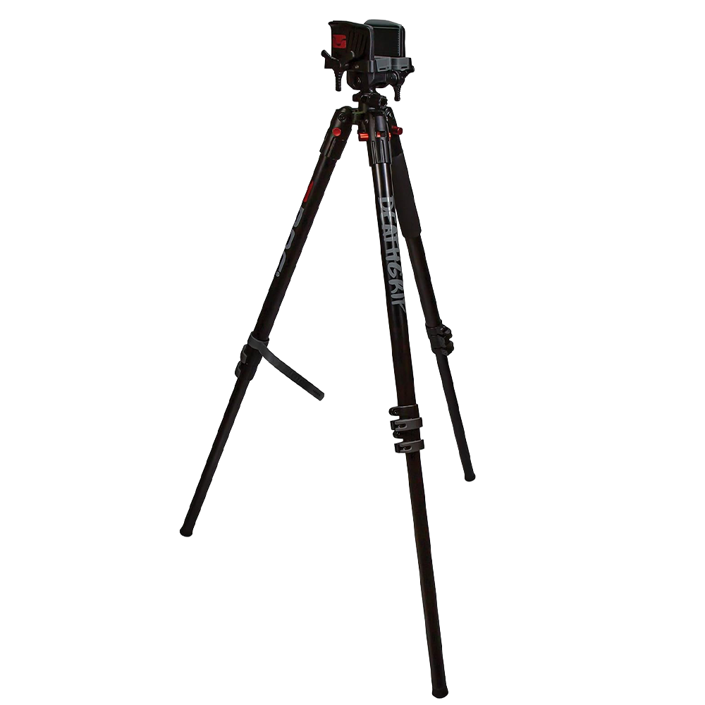 BOG DeathGrip Tripod, Lightweight, Stable Design, Bubble Level, Adjustable Legs, Shooting Rest, and Hands-Free Operation for Hunting
