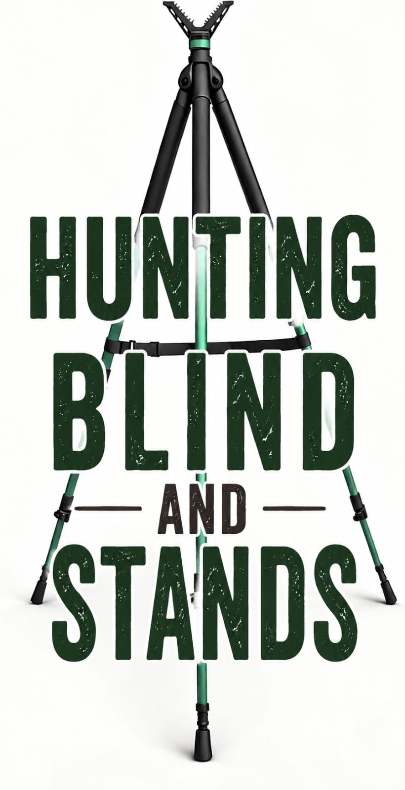 Hunting Tripod Shooting Stick Gun Rifle Crossbow Shooting Rest