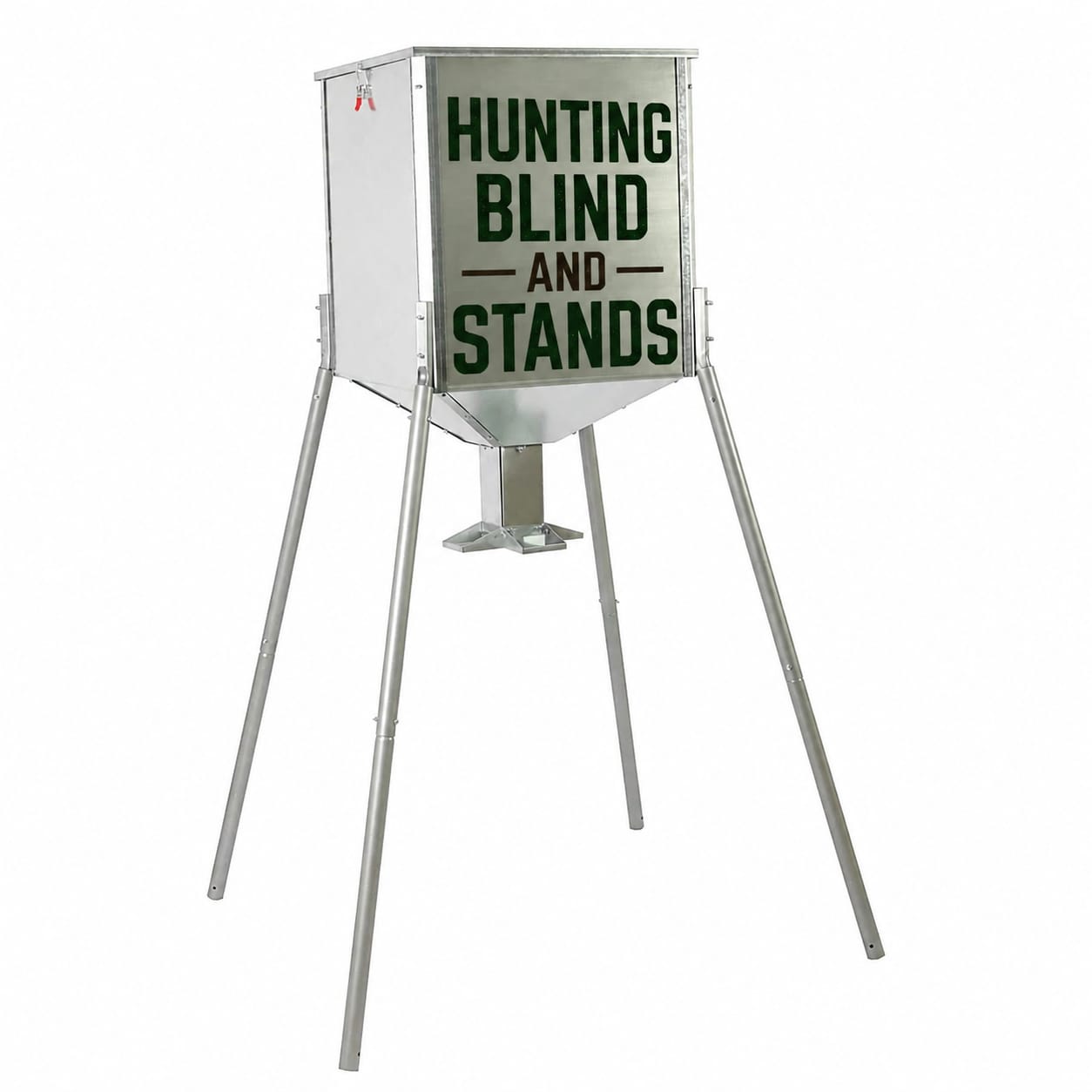 450lb Gravity Feeder Zinc-Plated for Deer Turkey Big Wild Game Hunting